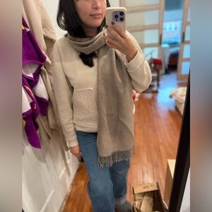 Brown Baby Alpaca Scarf